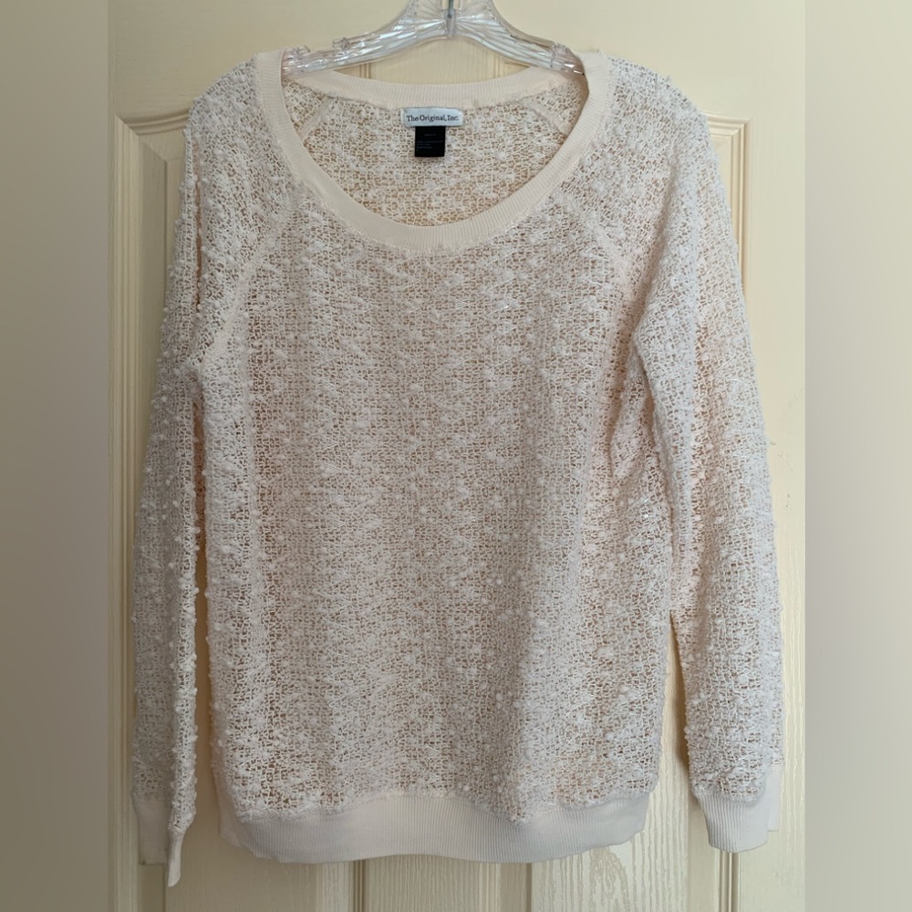 The Original, Inc. Beige Sweater Sz. M